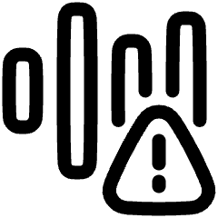 Voice Warning Icon from Plump Line Set