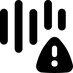 Voice Warning Icon from Flex Solid Set