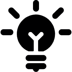 Bulb Icon from Ultimate Bold Set