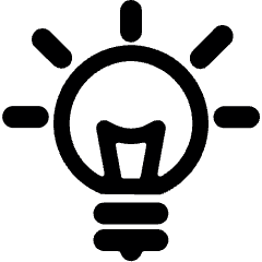 Bulb 1 Alternate Icon from Ultimate Bold Set