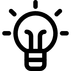 Bulb 1 Icon from Ultimate Regular Set