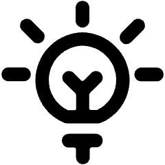 Bulb Alternate Icon from Ultimate Bold Set