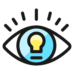 Eye Idea Icon from Ultimate Colors Set