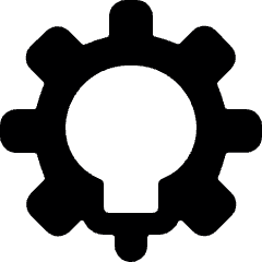Idea Settings Icon from Ultimate Bold Set