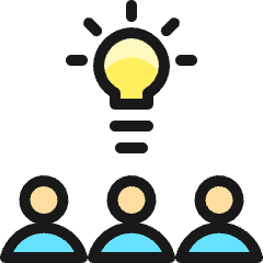 Team Idea Icon from Ultimate Colors Set