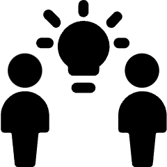 Team Share Idea Icon from Ultimate Bold Set