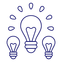Lightbulb Idea Illustration from UX Line Set