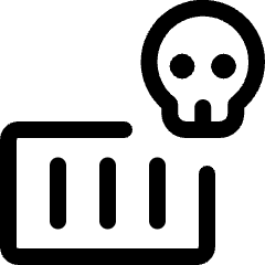 Dangerous Logistic Container Icon from Ultimate Regular Set