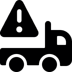 Deliver Issue Carried Truck Icon from Ultimate Bold Set