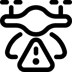 Deliver Issue Drone Icon from Ultimate Regular Set