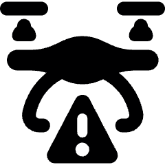 Deliver Issue Drone Icon from Ultimate Bold Set