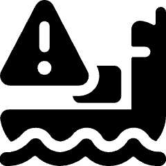 Deliver Issue Ship Icon from Ultimate Bold Set