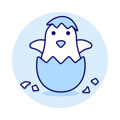 Chick Hatching Illustration from UX Duotone Set