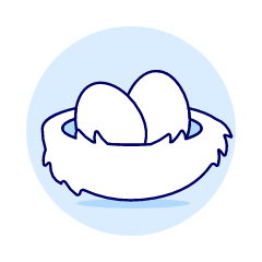 Nest Egg Illustration from UX Duotone Set