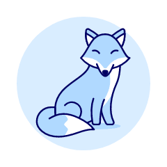 Red Fox Illustration from UX Duotone Set