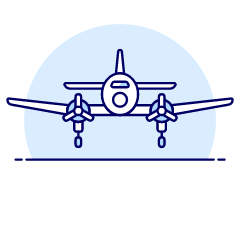 Air Force Plane 2 Illustration from UX Duotone Set
