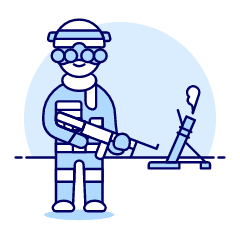 Army Soldier 1 Illustration from UX Duotone Set