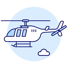 Helicopter 1 Illustration from UX Duotone Set