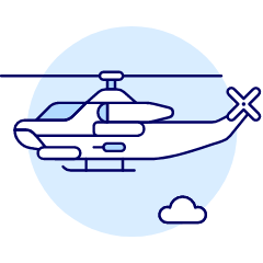 Helicopter 2 Illustration from UX Duotone Set