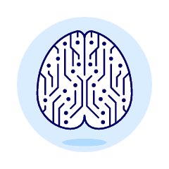 Ai Brain 2 Illustration from UX Duotone Set