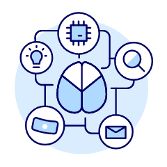 Ai Multitasking Illustration from UX Duotone Set