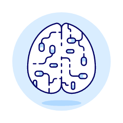 Cyborg Brain 1 Illustration from UX Duotone Set
