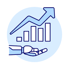 Growth Rate Ai 1 Illustration from UX Duotone Set