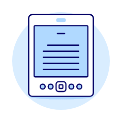 Audio Reading Book Illustration from UX Duotone Set