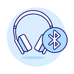 Headphones Bluetooth 2 Illustration from UX Duotone Set