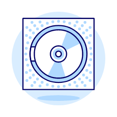 Cd Players 3 Illustration from UX Duotone Set