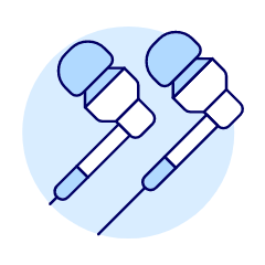 Headphones 4 Illustration from UX Duotone Set