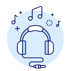 Headphones Wireless 6 Illustration from UX Duotone Set