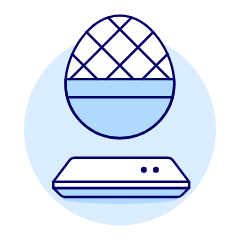 Egg Media Player Illustration from UX Duotone Set