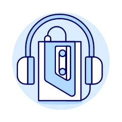 Tape Player 4 Illustration from UX Duotone Set