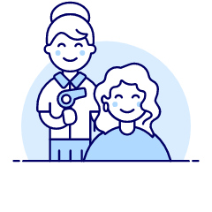 Hairstlye Salon 16 Illustration from UX Duotone Set