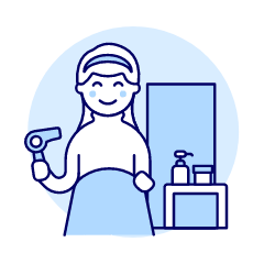 Hairstlye Salon 19 Illustration from UX Duotone Set