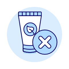 Skincare Banned Illustration from UX Duotone Set