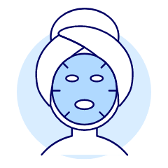 Spa Face 1 Illustration from UX Duotone Set