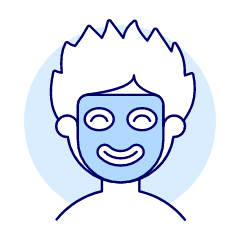 Spa Face 4 Illustration from UX Duotone Set