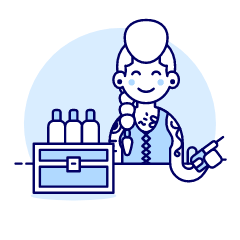 Tattooist 2 Illustration from UX Duotone Set