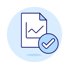 Chart File Check Illustration from UX Duotone Set