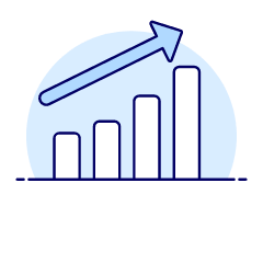 Increasing Chart Illustration from UX Duotone Set