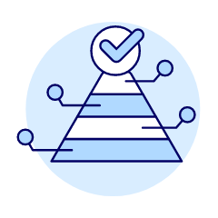Pyramid Chart Illustration from UX Duotone Set