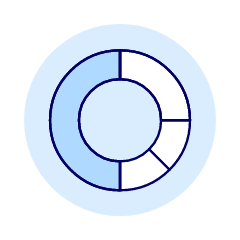 Ring Chart Illustration from UX Duotone Set