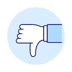 Dislike 1 Illustration from UX Duotone Set