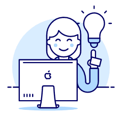 Creative Idea Imac 1 Illustration from UX Duotone Set