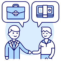 Business Deal 1 Illustration from UX Duotone Set