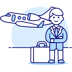 Business Trip 4 Illustration from UX Duotone Set