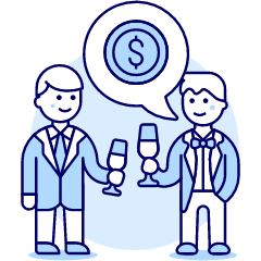 Investment Chat 1 Illustration from UX Duotone Set