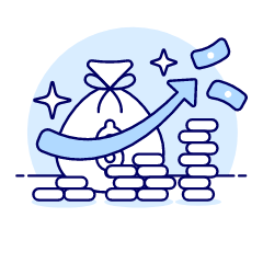 Money Cash Bag Illustration from UX Duotone Set